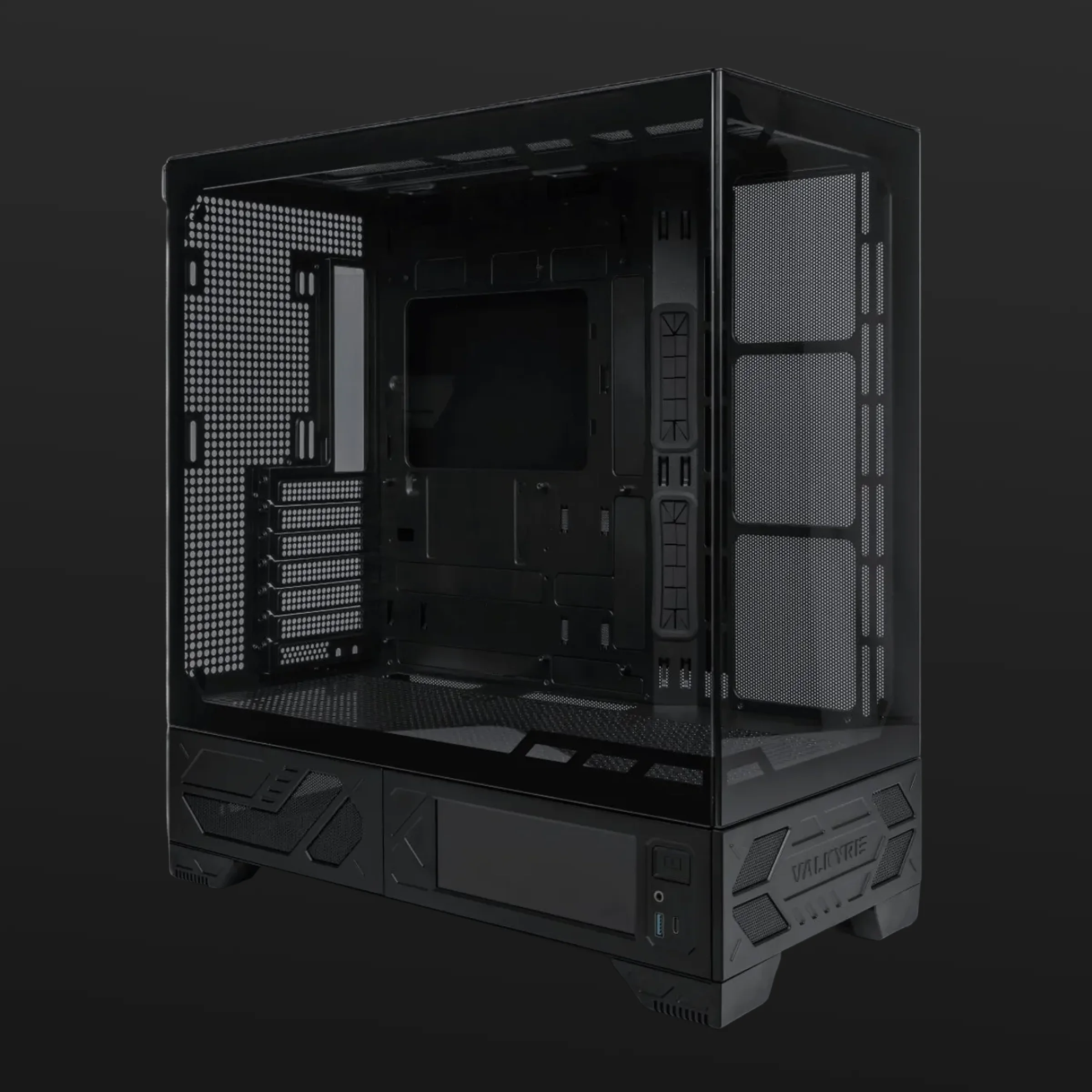 VALKYRIE VK-03 LITE MID TOWER ATX PC Case with LCD Screen