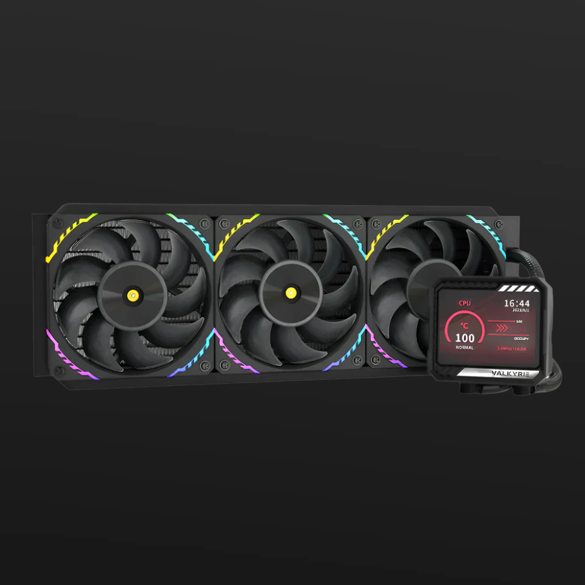 VALKYRIE V360 AIO CPU LIQUID COOLER with LCD Screen